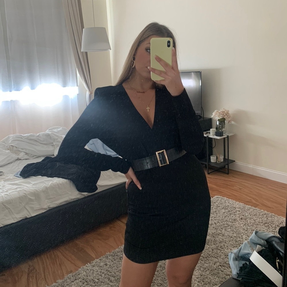 Black long sleeves ZARA dress Size S / perfect for night out